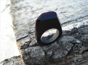 Тьма - кольцо из смолы и черного граба